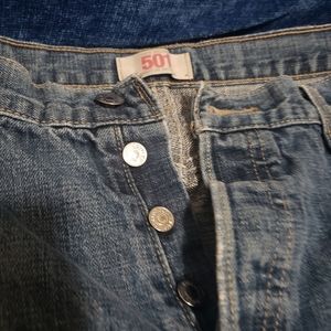 Levi's 501 Straight Leg Button Fly 38X32